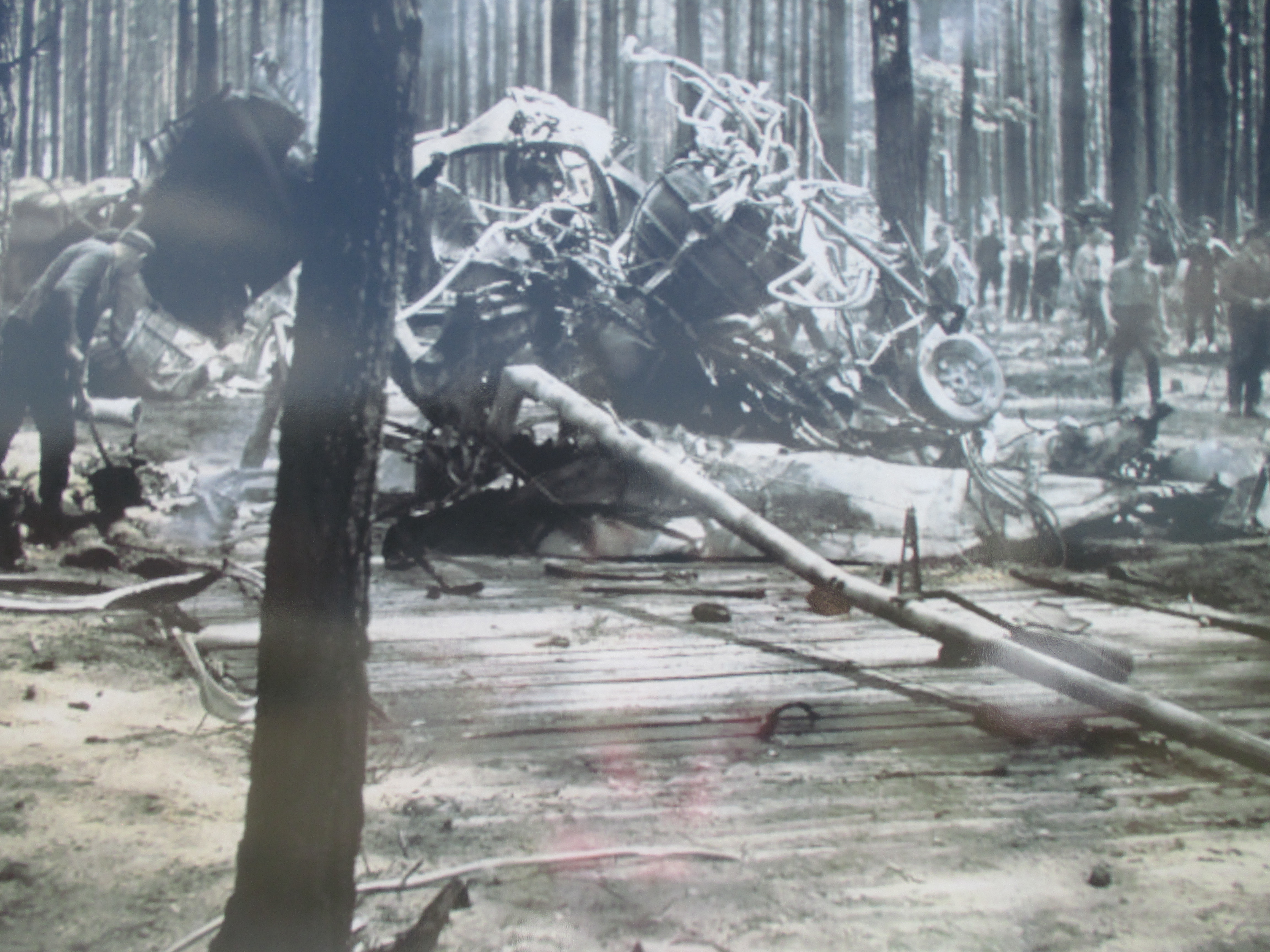 Crashed v-2 missile at Blizna